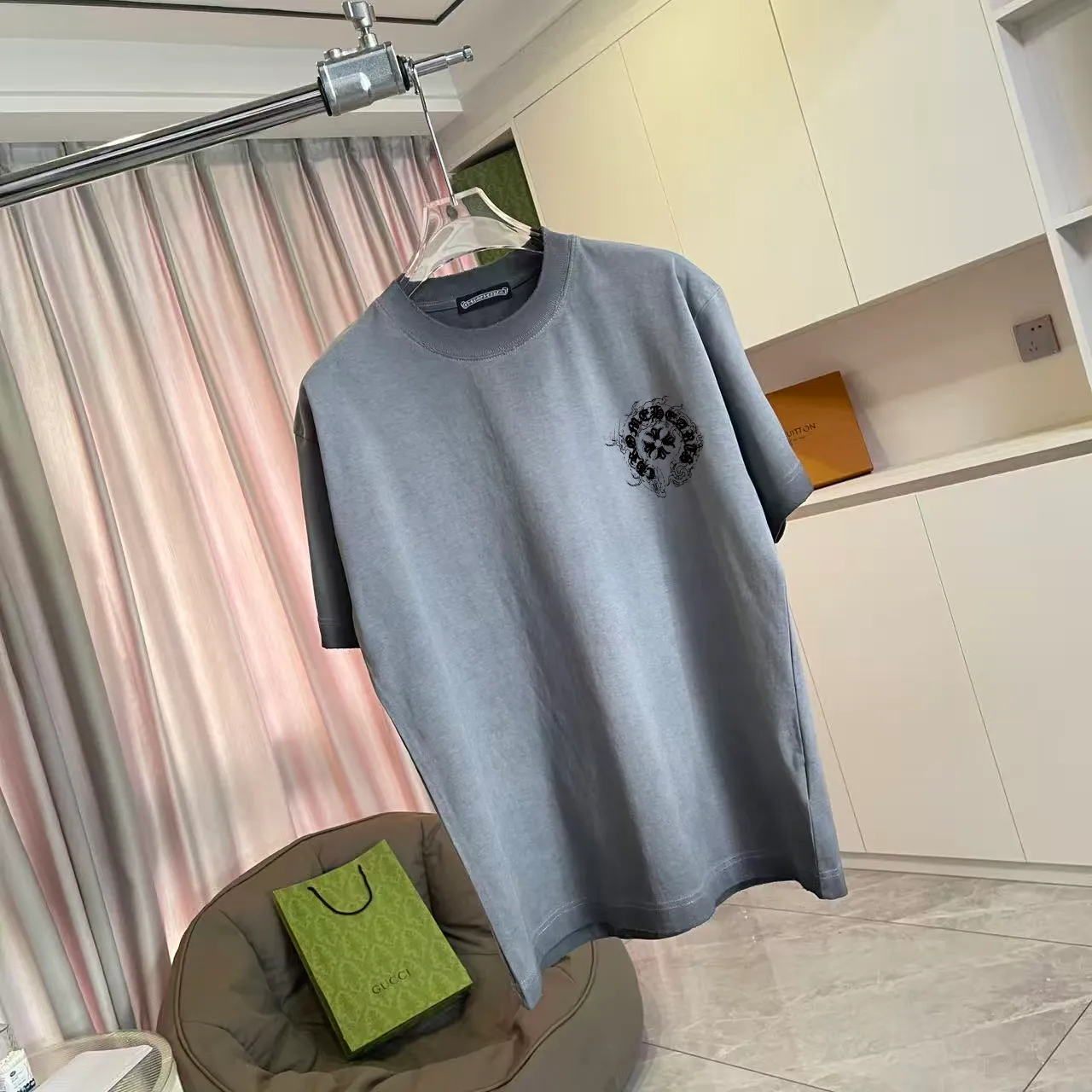 ch *2026 New Arrival t g Same Style Size：S M L XL XXL ：Black White Gray Purple